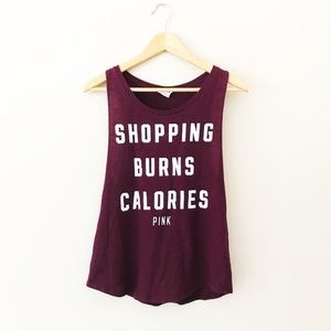 PINK maroon tank top